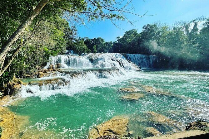Day Trip to Agua Azul Waterfalls and Palenque from San Cristobal - Key Points
