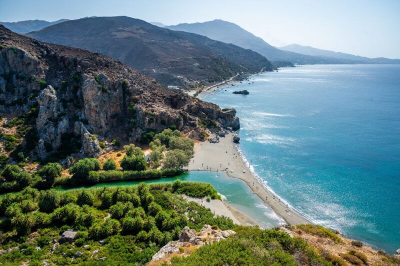 Day Trip to Preveli & Damnoni Beach & Rethymno City Tour - Preveli Beach and Palm Forest