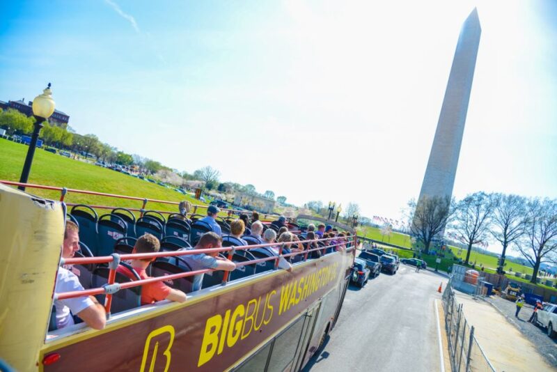 Dc: Hop-On Hop-Off Tour by Open-Top Bus With 17 Stops - Experience and Itinerary