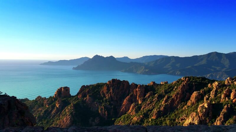 De Sagone/Cargèse: Scandola Piana Sunset Apéritif Snorkeling - Calanques De Piana