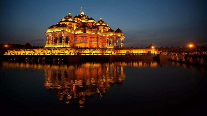 Delhi: Akshardham Temple Tour with Light and Water Show - Key Points