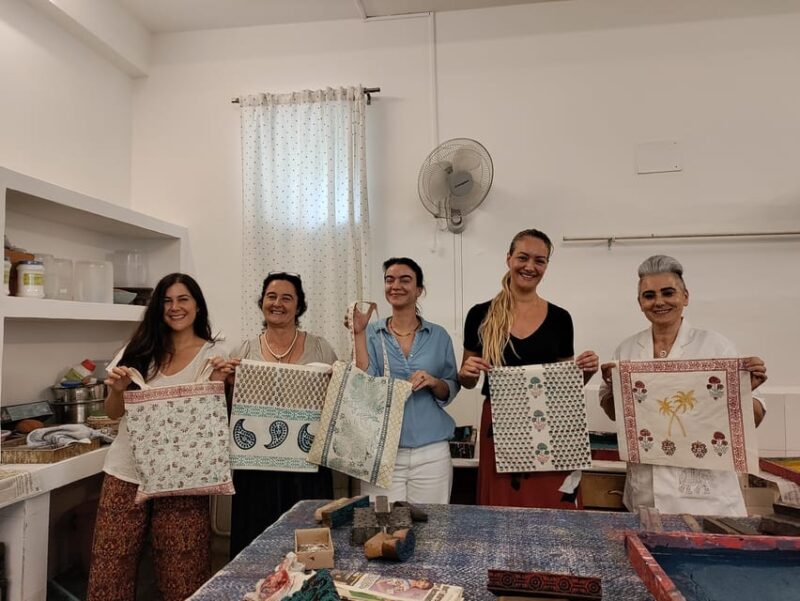 Delhi: Live Block Printing Workshop (Duration 5 Hours) - Inclusions
