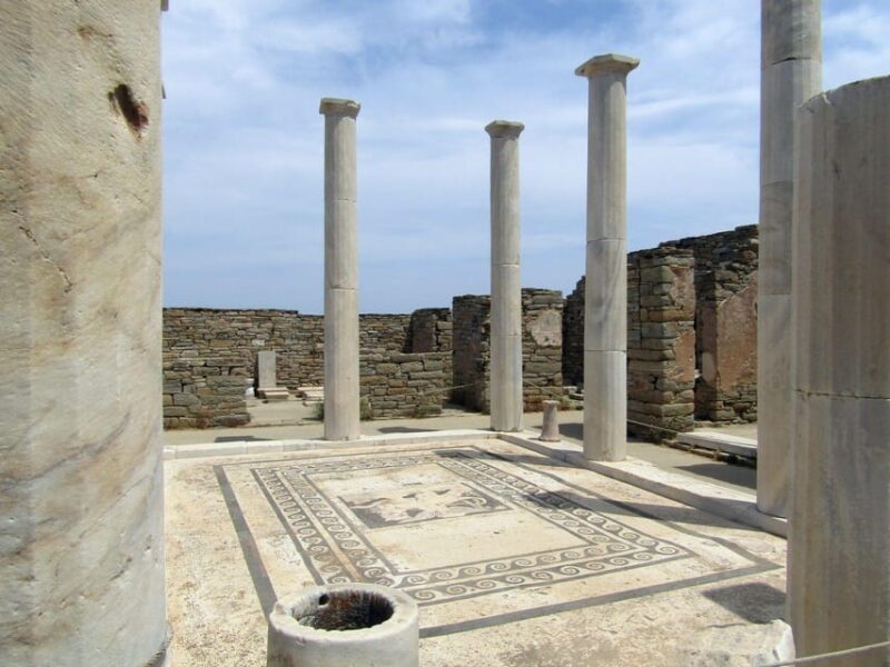 Delos: Only Audio-Guided Tour of the Arheological Site - Entrance Fees and Sea Crossing