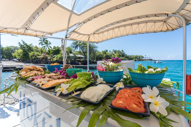 Deluxe Sail & Snorkel to the Captain Cook Monument - Coastal Views