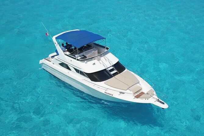 Deluxe Yacht 48FT with FlyBrige Rental in Cancun - FAQ