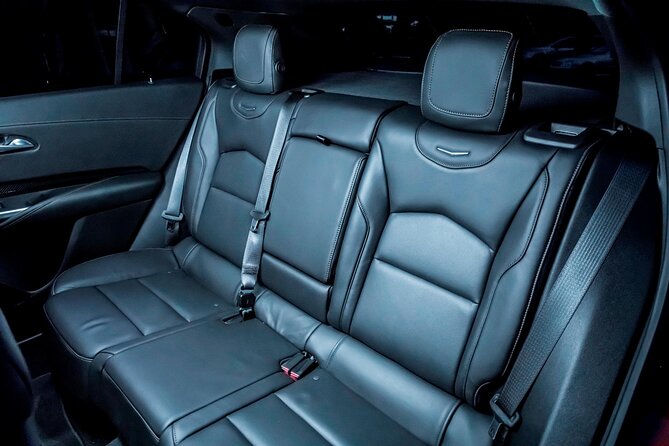 Departure Private Transfer San Diego to San Diego Airport SAN in Business Car - Vehicle and Amenities