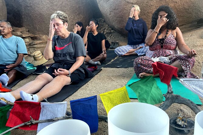 Desert Nature Walk + Soundbath & Meditation in a Boulder Cave - Private Cave Soundbath Meditation