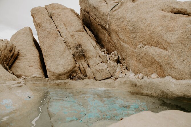 Desert Nature Walk + Soundbath & Meditation in a Boulder Cave - Cool Plunge Pool Access