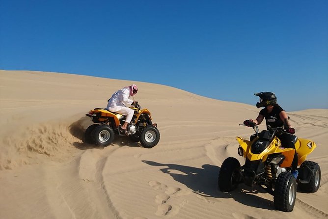 Desert Safari Adventure 4 Hours From Doha With Pickup - Sunset at Inland Sea