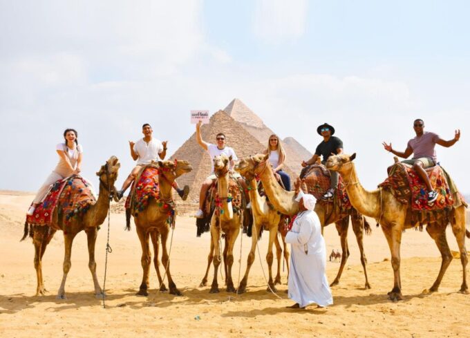 Desert Safari Around The Pyramids of Giza With Camel Riding - Guide and Language Availability