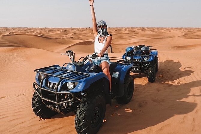 Desert Safari Dubai 25 Minutes Quad Bike Free Camel Ride BBQ Dinner - Important Considerations
