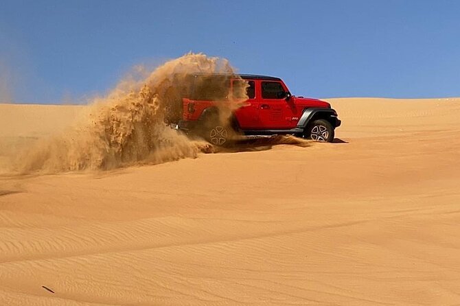 Desert Safari Dubai - Premium Flip-Top Roof Jeep Safari - Dune Bashing Experience