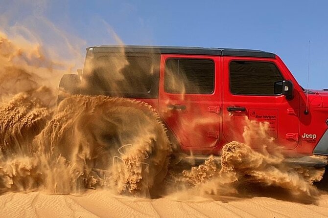 Desert Safari Dubai - Premium Flip-Top Roof Jeep Safari - Entertainment and Activities
