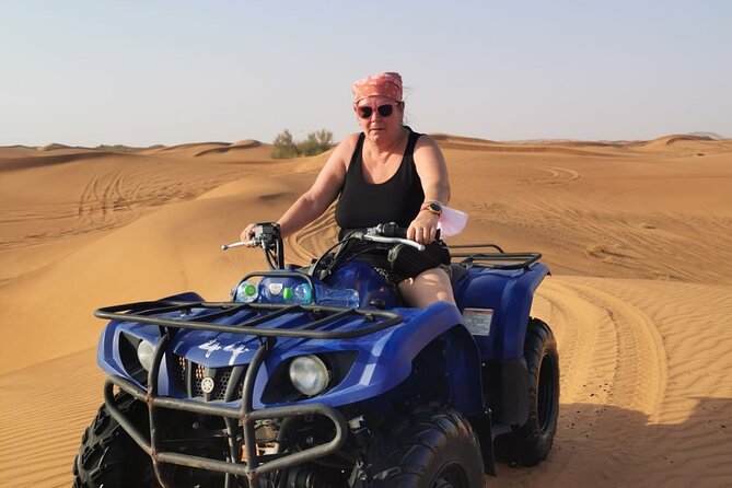 Desert Safari With 30 Mins Of Quad Bike Tour Camel Ride And BBQ - Guest Reviews and Feedback