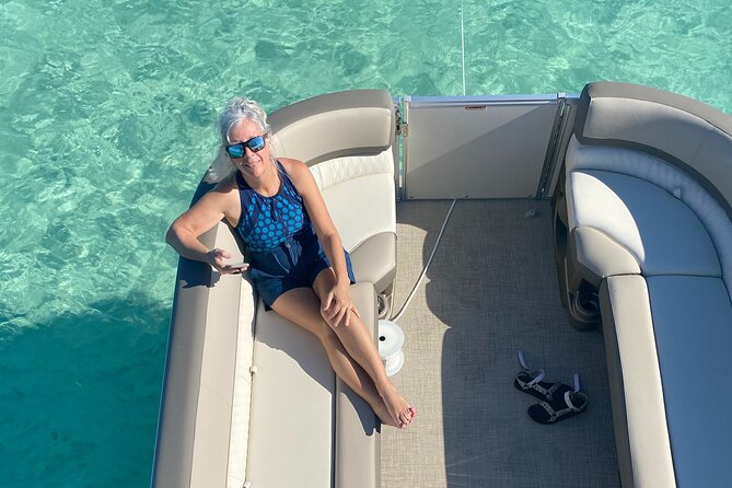 Destin- Private Chartered Slide Pontoon Boat-Up to 6 Guests - End Point of the Tour
