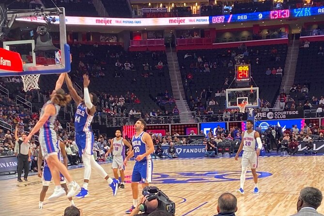 Detroit Pistons Basketball Game Ticket at Little Caesars Arena - Little Caesars Arena