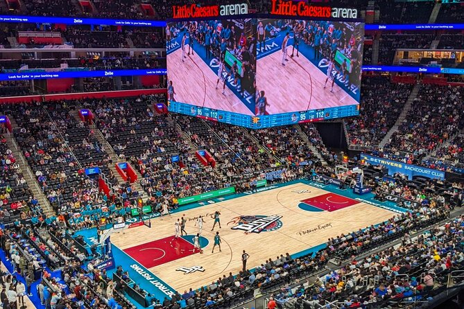 Detroit Pistons Basketball Game Ticket at Little Caesars Arena - Transportation Options