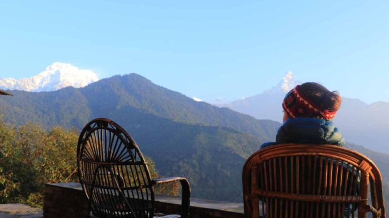 Dhampus Village Eco Lodge: Relax at Annapurnas Lap - Organic Farm-to-Table Dining
