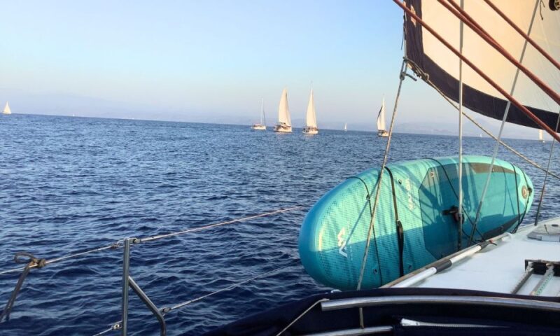 Dia Island: Semi Private Full Day Sailing Cruise - Itinerary and Activities