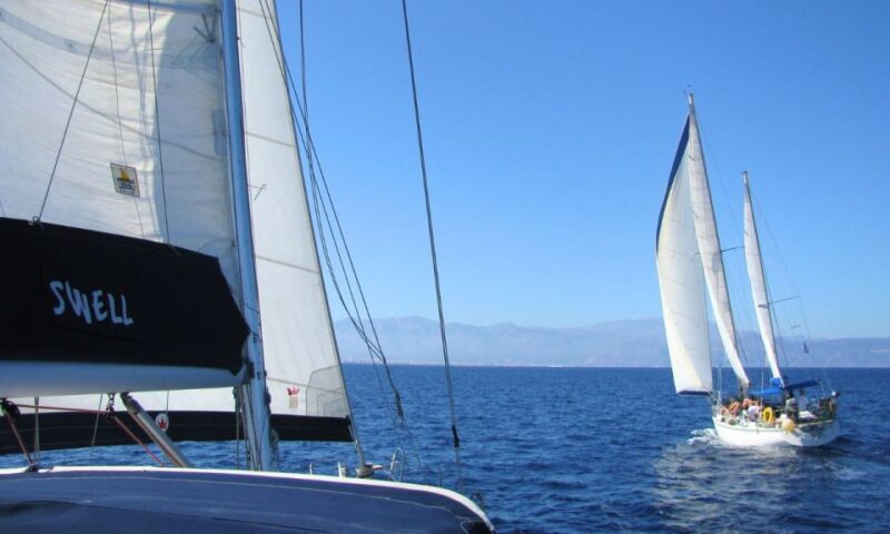 Dia Island: Semi Private Full Day Sailing Cruise - Onboard Meal and Drinks
