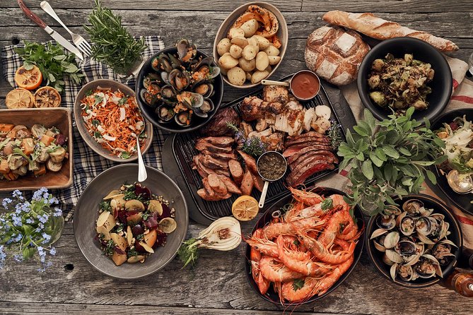 Dinner at Walter Peak High Country Farm and Cruise From Queenstown - Gourmet BBQ Dinner Details