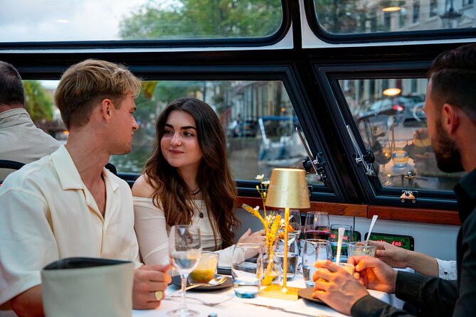 Dinner Canal Cruise Amsterdam: 4-Courses Including Drinks - Meeting Point and Duration