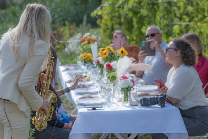 Dinner in the Vineyard, French Riviera - Professional Photography