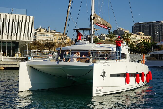 Dinner Sunset Small Group Sailing on Catamaran Barcelona - Transportation Options