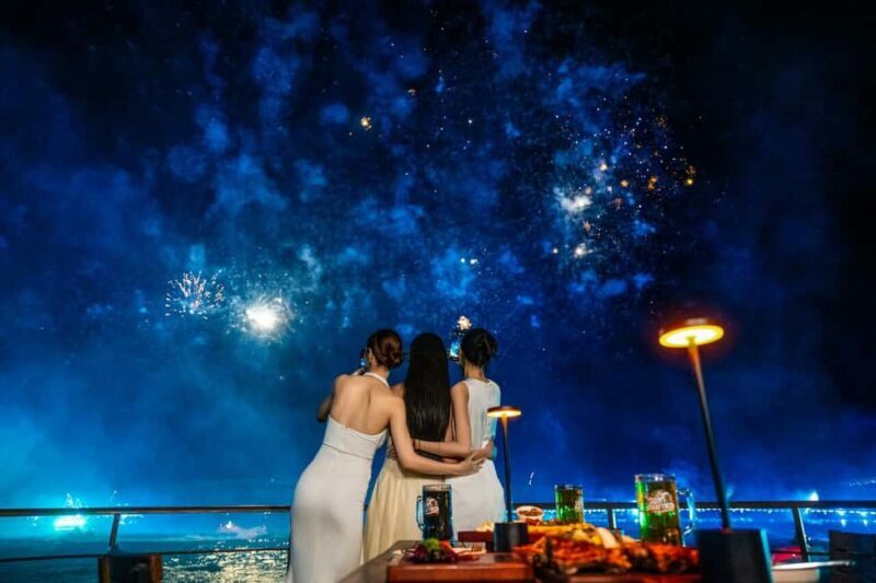 Dinner with Fireworks, Symphony & Kiss of the Sea Show - Live Music, Dancing, and Celebrations