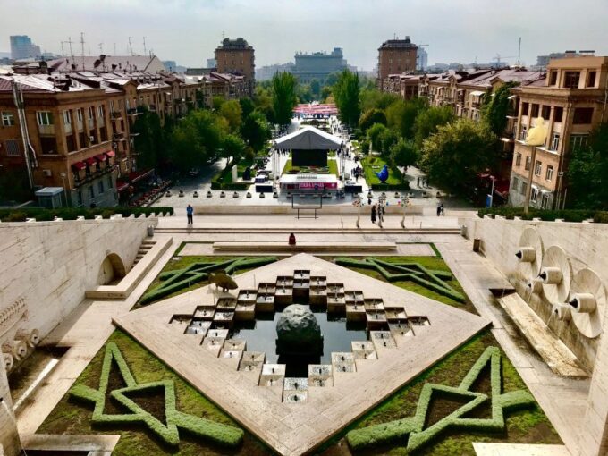 Discover Armenia: Akhpat-Yerevan-Caskad-Sevan Lake-Tbilisi - Kaskad and Republic Square