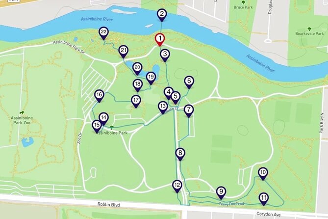Discover Assiniboine Park With a Smartphone Audio Tour - Inclusions in the Tour