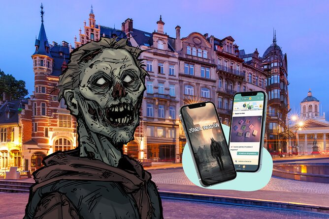 Discover Brussels While Escaping the Zombies! Escape Game - Decode Clues and Solve Puzzles