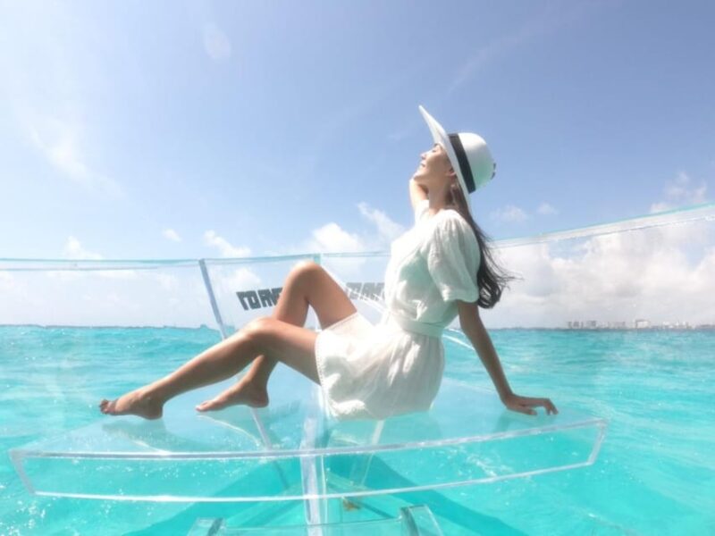 Discover the Beautiful Isla Mujeres Transparent Boat Tour - Experience Highlights