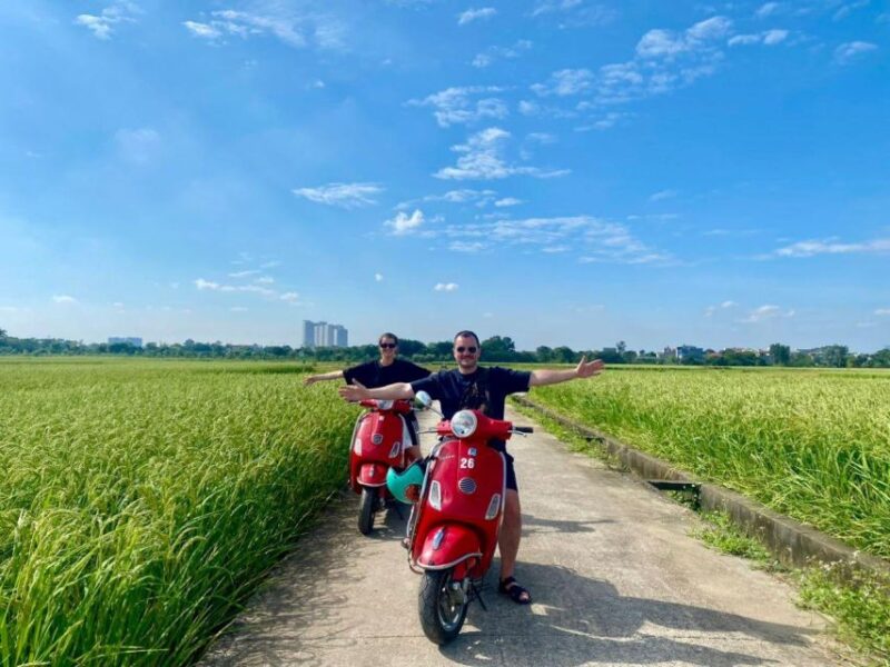 Discover the Beauty of Hanoi Countryside Half Day by Vespa - Ride Through Tranquil Farming Area