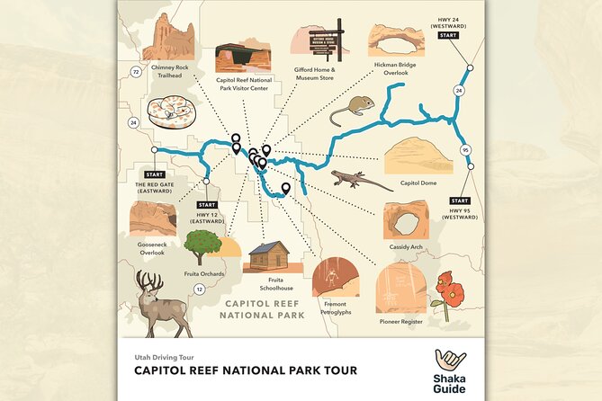 Discover Zion, Bryce and Capitol Reef - Self-Guided Audio Driving Tours - Convenient Booking and Redeeming