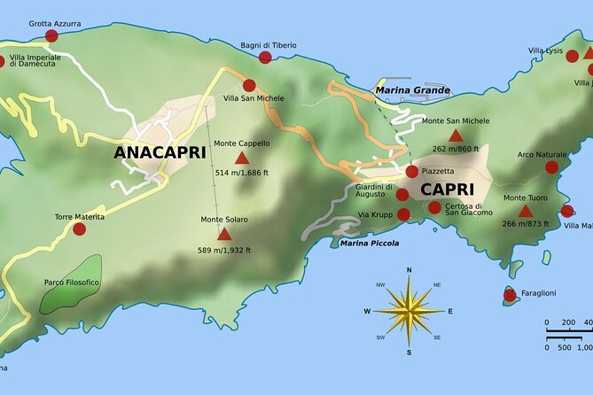 Discovering Capri in One Day - Gratuities and Inclusions Overview