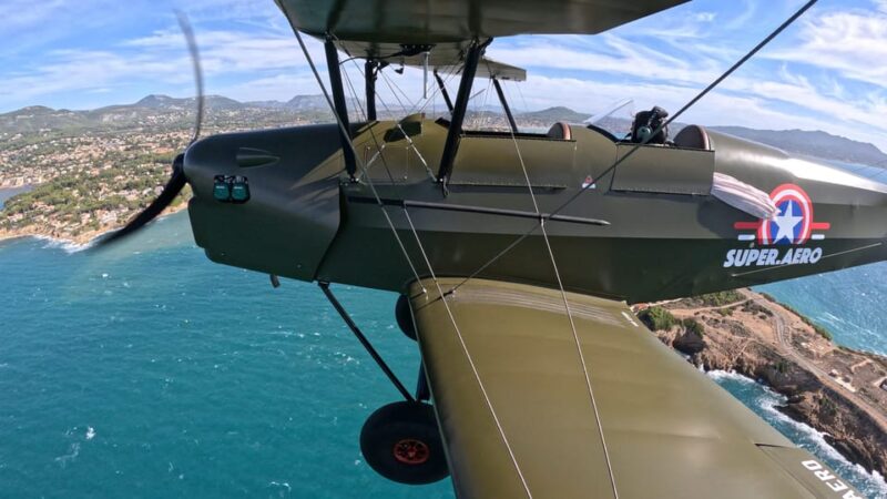 Discovery Pioneer Flights ( STAMPE SV4-RS Biplan Aircraft) - Aircraft and Scenery
