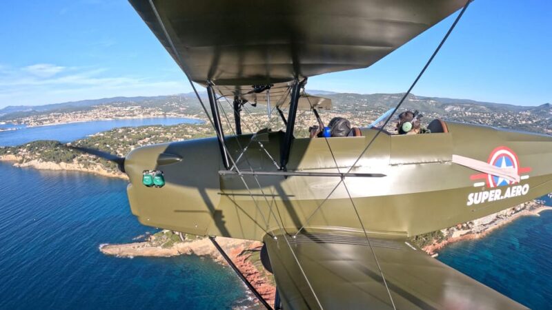Discovery Pioneer Flights ( STAMPE SV4-RS Biplan Aircraft) - Meeting and Arrival