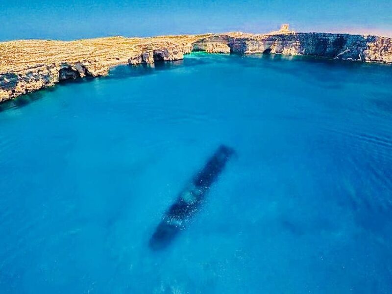 DiveSnap Underwater Sports Thrills:Lantern Point & P31 Wreck - Explore Comino, Gozo, and Coastline