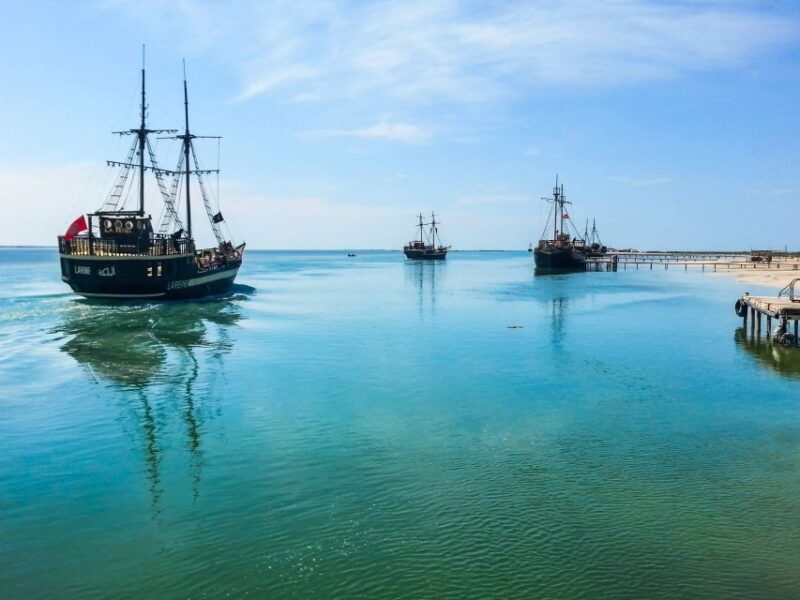 Djerba: Pirate Ship Trip to Flamingo Island - Key Points