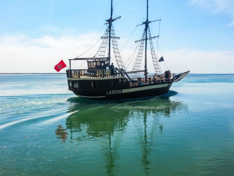 Djerba: Pirate Ship Trip to Flamingo Island - Swimming and Sunbathing