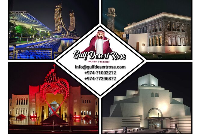 Doha All Inclusive Night City Tour With Traditional Dhow Boat - Key Points