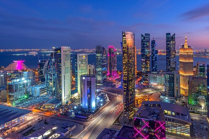 Doha:Night City Tour|Souq Waqif| Katara| Pearl Qatar|Lusail City - Key Highlights