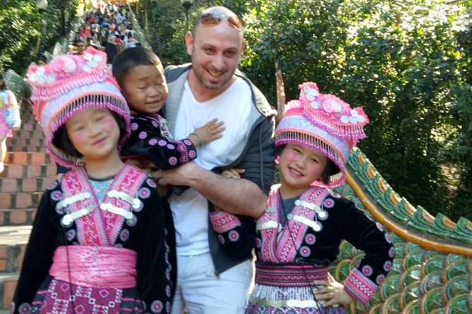 Doi Suthep Temple and Bau Thong Waterfalls Private Tour - Karen Long Neck Village