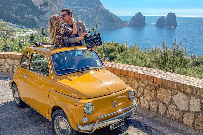 Dolce Vita Vintage Photo Experience With Yellow Fiat 500 - Good To Know