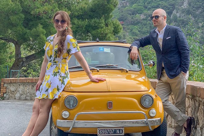 Dolce Vita Vintage Photo Experience With Yellow Fiat 500 - Pricing and Booking