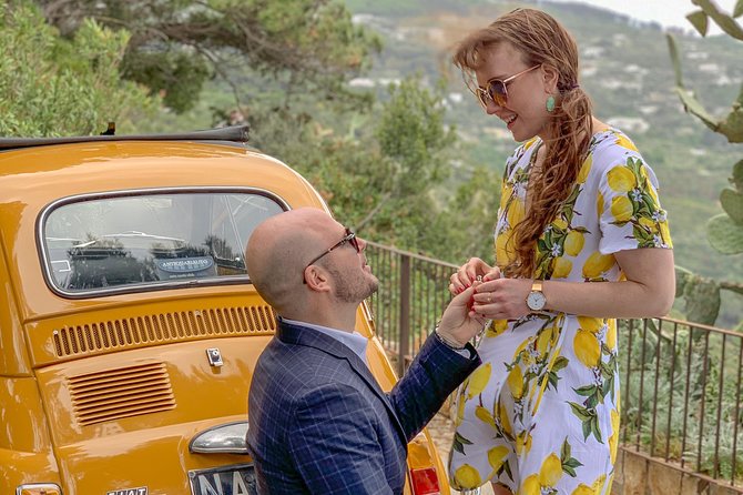 Dolce Vita Vintage Photo Experience With Yellow Fiat 500 - Photo Opportunities With Guide
