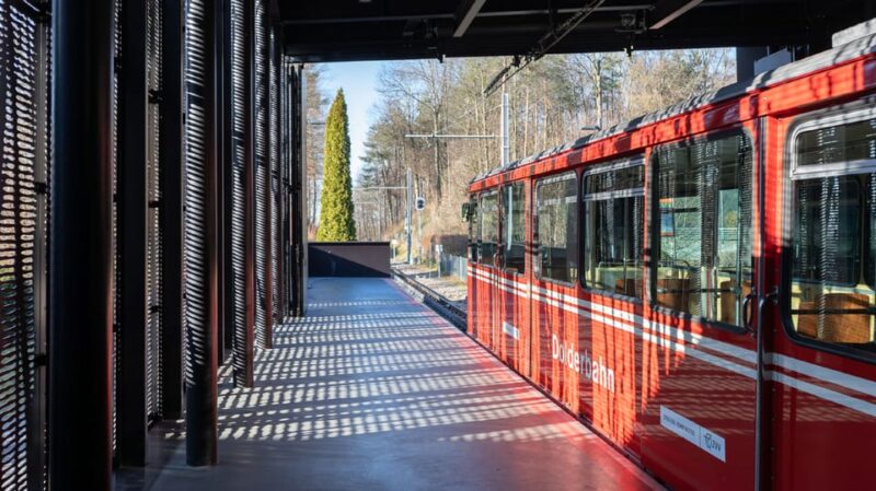 Dolderbahn Railway Between Römerhof and Dolder Zurich - Key Points
