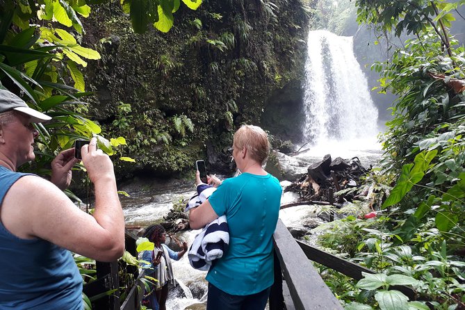 Dominica Half-Day Tour: Mero Beach, Waterfalls, Mineral Bath Wotten Waven - Cascading Salton Waterfalls