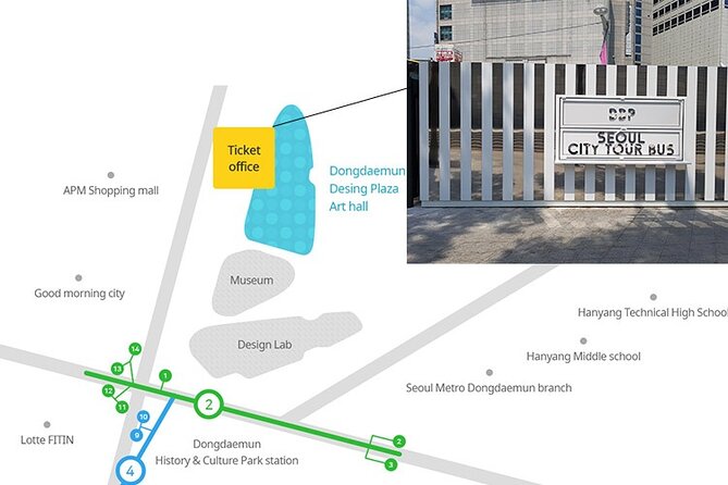 Dongdaemun City Tour Bus - Nearby Attractions